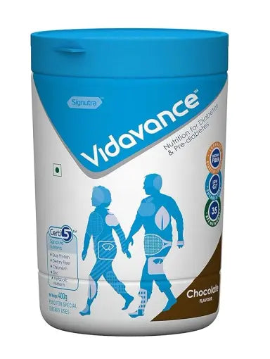 Vidavance Powder for Diabetes & Pre-Diabetes- 400gm-Chocolate-