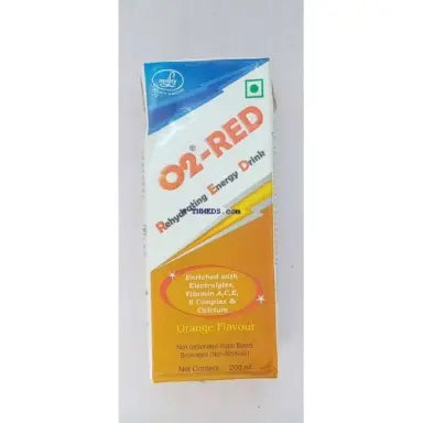 O2-Red Orange Rehydrating Energy Drink 200 ml